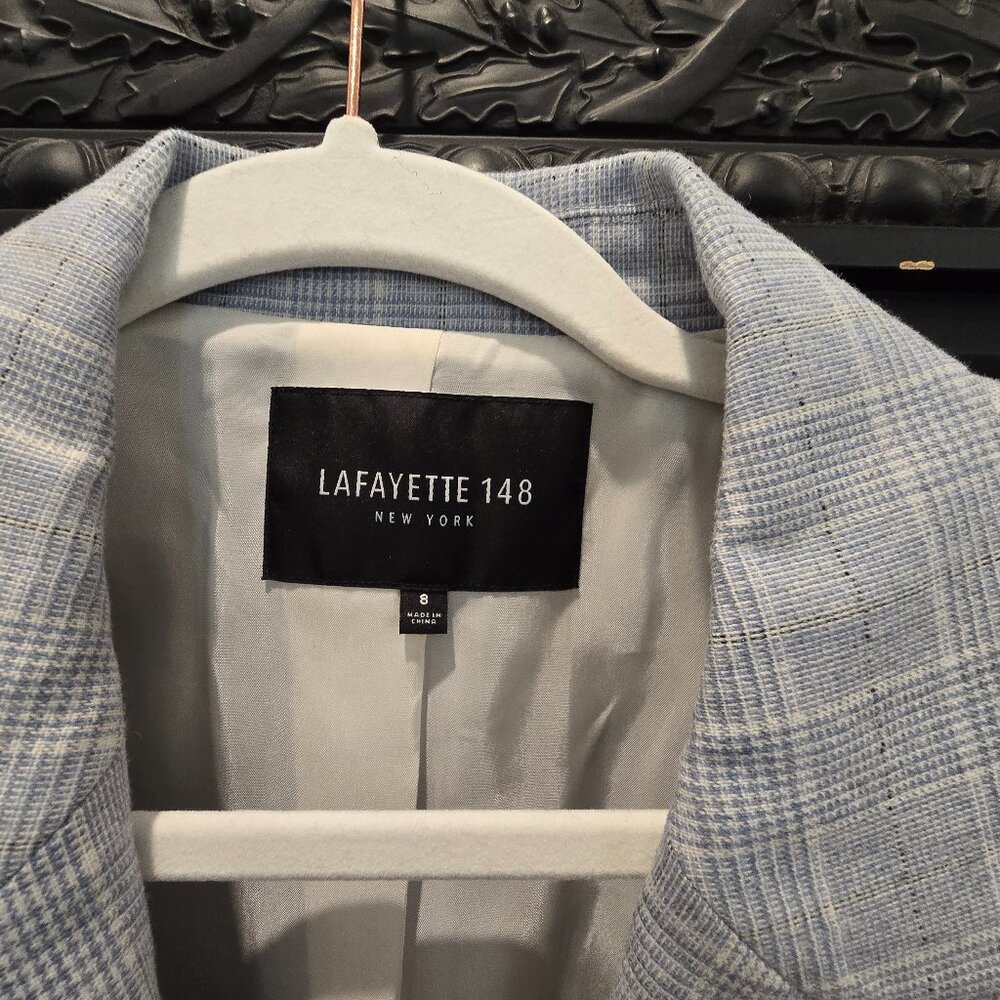 Lafayette 148 Wool And Cashmere Jacket Size 8 - image 6